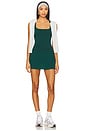 view 5 of 6 MoveWell Skyler Pleated Skirt in Forest Green
