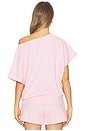 view 3 of 4 Whitney Off Shoulder Sweatshirt in Lilac Snow