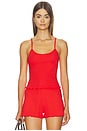 view 1 of 5 Kenny Tank in Poppy Red