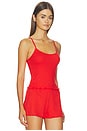 view 2 of 5 Kenny Tank in Poppy Red