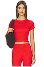 view 1 of 5 Auryn Tee in Poppy Red