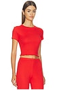 view 2 of 5 Auryn Tee in Poppy Red