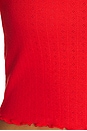 view 5 of 5 Auryn Tee in Poppy Red