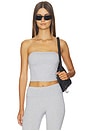 view 1 of 4 Loungewell Light Camden Tube Top in Grey Heather
