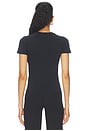 view 4 of 4 Lani Raglan Tee in Black