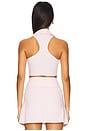 view 3 of 4 MoveWell Frankie Cropped Tank in Baby Pink