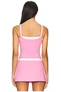 view 3 of 4 FlowWell Sage Tank in Rose Pink & Bone