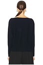 view 3 of 4 Mimi Off The Shoulder Sweater in Navy