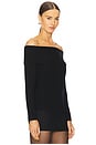 view 2 of 4 Perry Off The Shoulder Sweater in Black