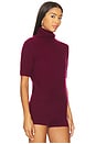 view 2 of 4 Tansy Short Sleeve Pullover in Burgundy