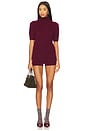 view 4 of 4 Tansy Short Sleeve Pullover in Burgundy