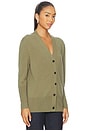 view 3 of 5 Anya Cardigan in Khaki Green