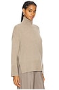 view 2 of 4 Rina Mock Neck Pullover in Tan