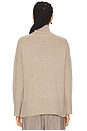 view 3 of 4 Rina Mock Neck Pullover in Tan