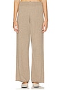 view 1 of 6 PANTALON EN LAINE LAURIE in Tan