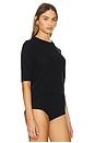 view 2 of 4 Celina Short Sleeve Pullover in Black