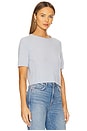 view 2 of 4 Diane Ribbed Top in Cornflower Blue