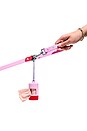 view 5 of 5 Small Leash in Bubblegum Colorblock
