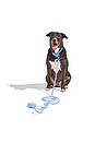 view 5 of 5 Rope Leash in Moonstone