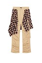 view 6 of 5 PANTALON NA in Beige