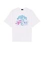 view 4 of 5 Watercolor Monster T-Shirt in White