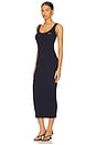 view 2 of 5 Ribbed Knit Dress in Navy
