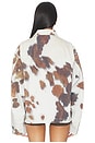 view 4 of 5 Cowhide Print Work Jacket in Mix