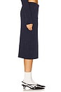 view 2 of 6 Cable Midi Skirt in Navy