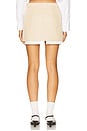 view 4 of 6 Tuck-detail Mini Skirt in Beige