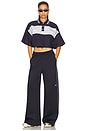 view 4 of 4 BLUSA POLO CROPPED in Navy