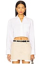 view 1 of 4 Cropped Shirt in White