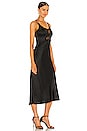 view 2 of 3 Lace Midi Slip dress in Black