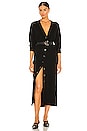 view 1 of 5 Oversized Cardigan Sweater Dress in Black