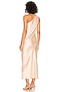 view 3 of 3 Philamena Stripe Midi Dress in Pink & Ivory Stripe