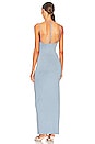 view 3 of 4 Maire Knit Slip Dress in Pale Blue