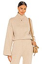 view 1 of 4 Lofty Turtleneck in Neutral Beige
