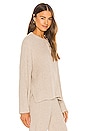 view 2 of 4 Oversized Rib Henley in Nude