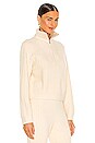 view 2 of 4 Cozy Ribbed Half Zip in Winter White