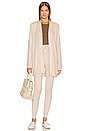 view 5 of 5 Tanner Recycled Cashmere Cardigan in Heather Oatmeal