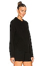view 2 of 4 Aubrianna Recycled Cashmere Hoodie in Black