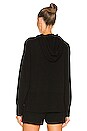 view 3 of 4 Aubrianna Recycled Cashmere Hoodie in Black