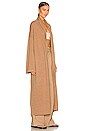 view 2 of 3 Reed Shawl Collar Coatigan in Doe Brown