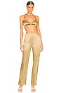 view 4 of 4 Ania Pant in Gold