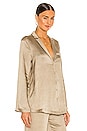 view 2 of 4 Leila Pajama Shirt in Khaki