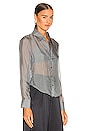 view 2 of 4 Ria Blouse in Blue Gray in Blue Grey