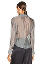 view 3 of 4 Ria Blouse in Blue Gray in Blue Grey
