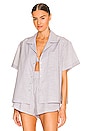 view 1 of 4 Maggie Top in Slate Stripe