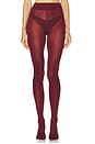 view 1 of 2 Velvet De Luxe 66 Tights in Midnight Red