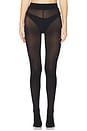 view 1 of 1 Cotton Rib Tights in Black