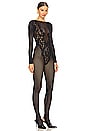 view 2 of 4 Flower Lace Jumpsuit in Black